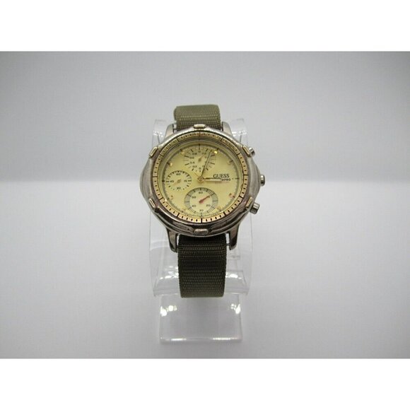 Men's Guess 50m WaterPro Chrono Analog 43mm Dial Watch (D503) - Picture 5 of 11